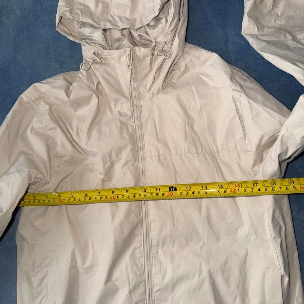 H&M cream windbreaker jacket